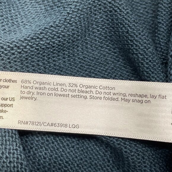 Eileen Fisher Linen-Cotton Cord Long Cardigan – Size 2XS (NWT) - Picture 4 of 7